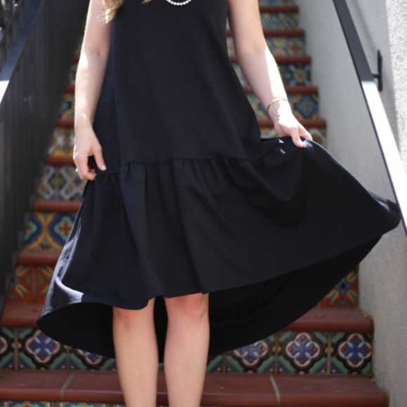 NEW Flowy Sundress Midi Dress Pockets Like The Row - Picture 7 of 8